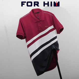 Áo thun có cổ phối màu for him-9024