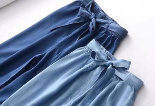 Quần ống sớ denim (dài & lỡ)