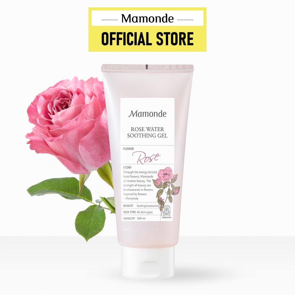 Gel dưỡng ẩm đa năng cho da và tóc Mamonde Rose Water Soothing Gel 300ml