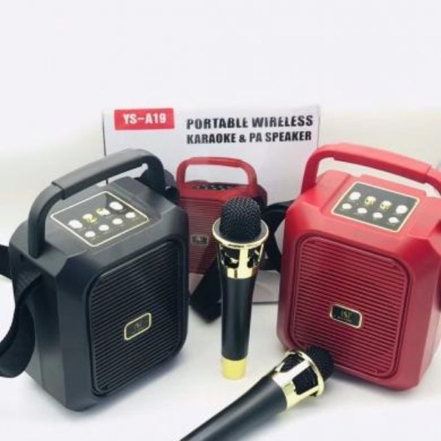 Loa karaoke Bluetooth A19 ( kèm 1 mic ko dây)