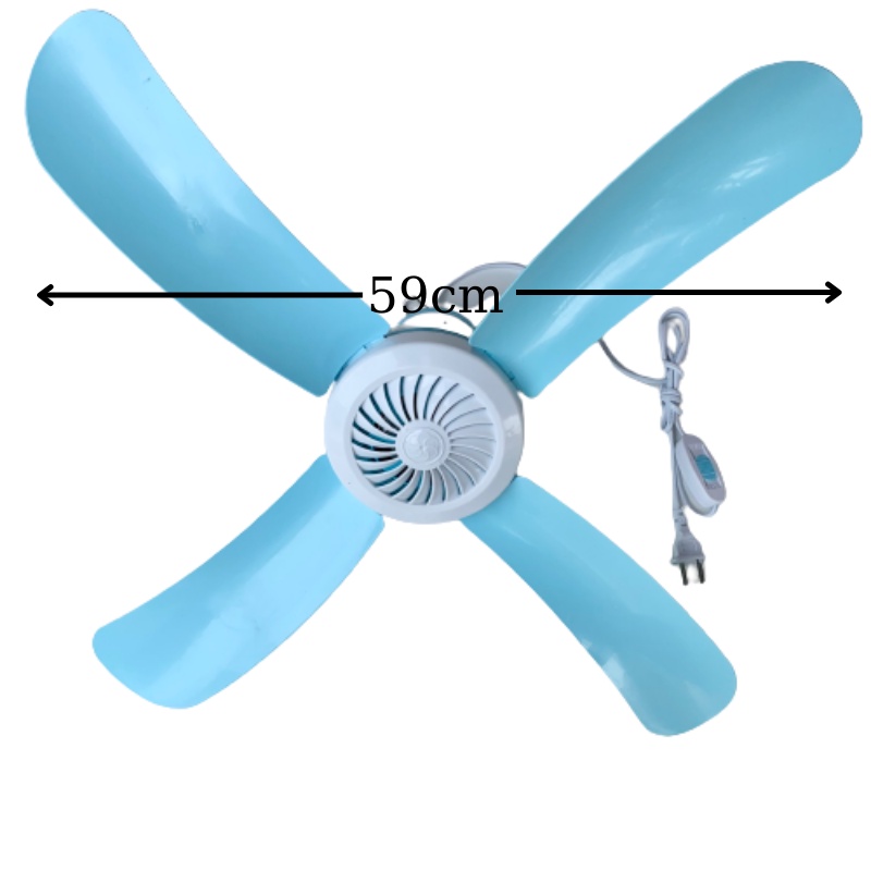Quạt màn trần 59cm 4 cánh quay mạnh êm ái