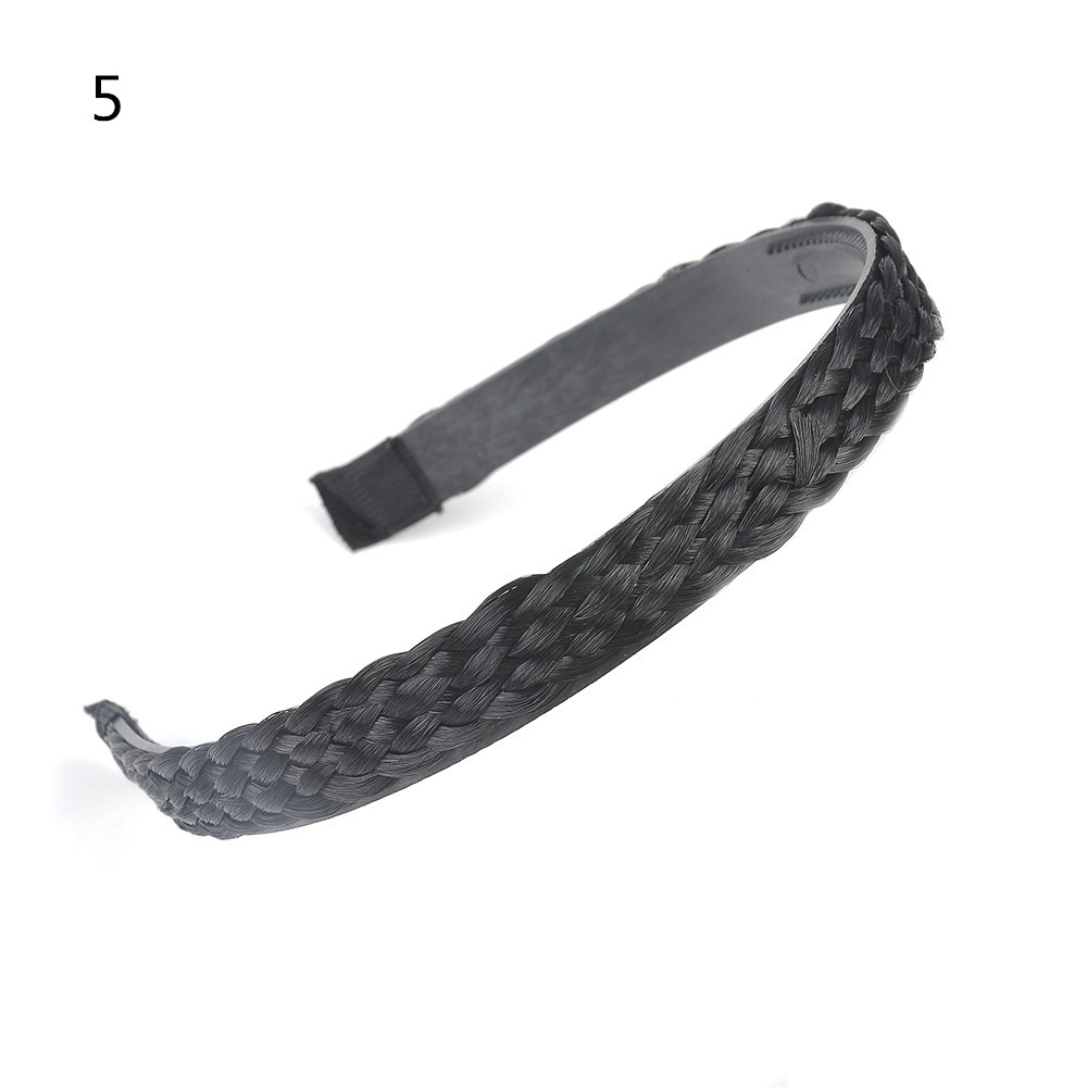 Băng đô kiểu tóc bím nhiều màu sắc đầy cá tính