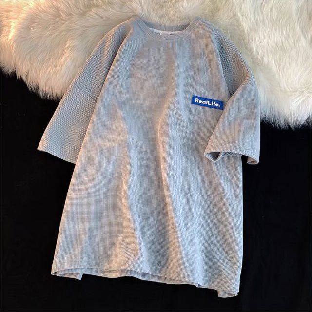 Áo Thun Ngắn Tay Dáng Rộng Thời Trang Mùa Hè Cá Tính Dành Cho Nam