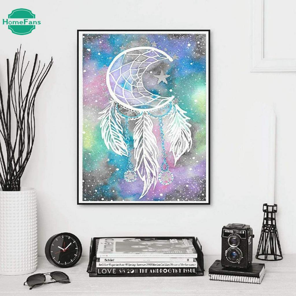 Bộ Tranh Đính Đá 5d Tự Làm Hình Tròn Kích Thước 30x40cm