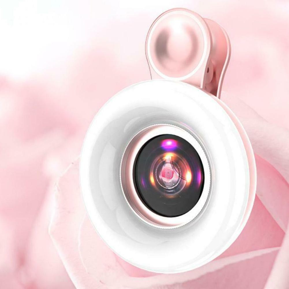 Đèn LED Tròn Siêu Sáng Gắn 3 Chế Độ Điện Thoại Hỗ Trợ Chụp Selfie , Nail , Mi , Makeup