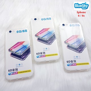 Ốp lưng Iphone 6 / 6s chống sốc dẻo trong 6D