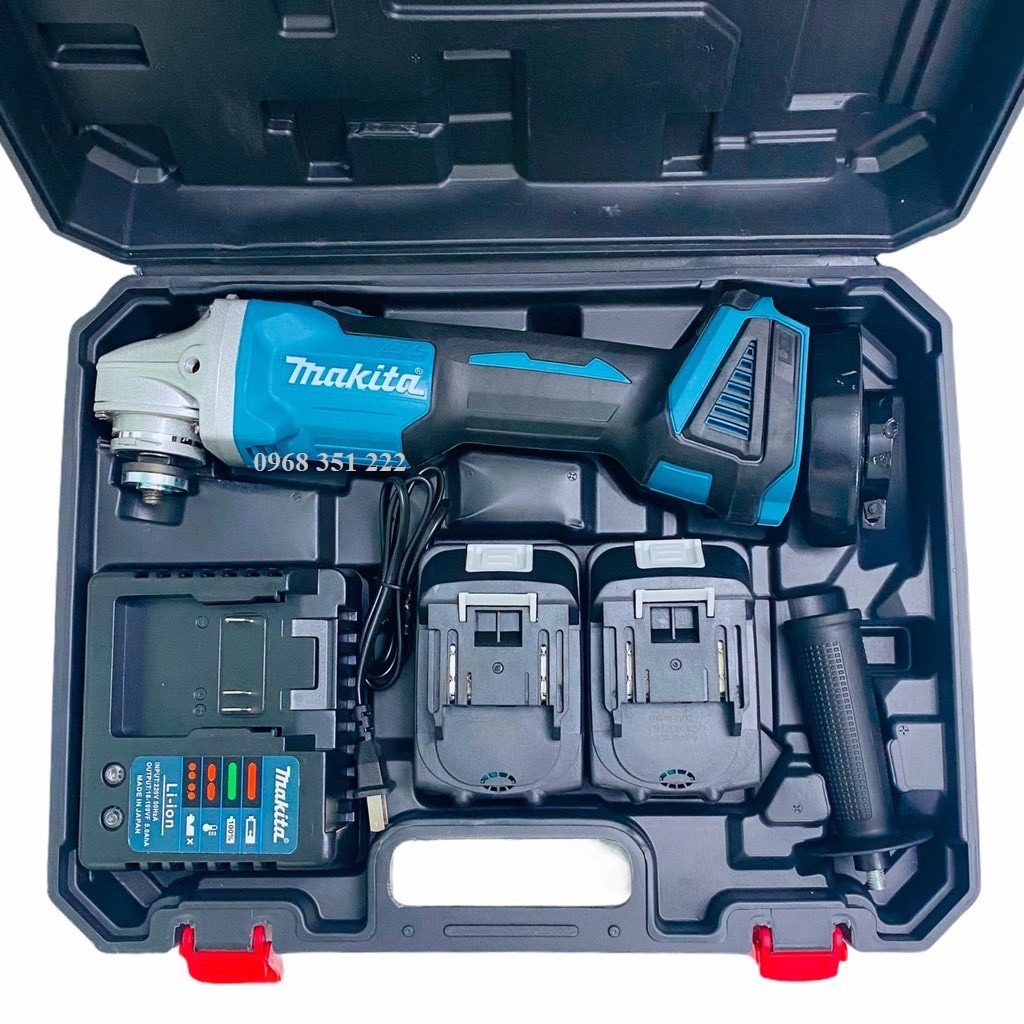 Máy Mài Pin MAKITA Pin 15 Cell Động Cơ Không Chổi Than, Tặng Kèm Bộ Lam Xích