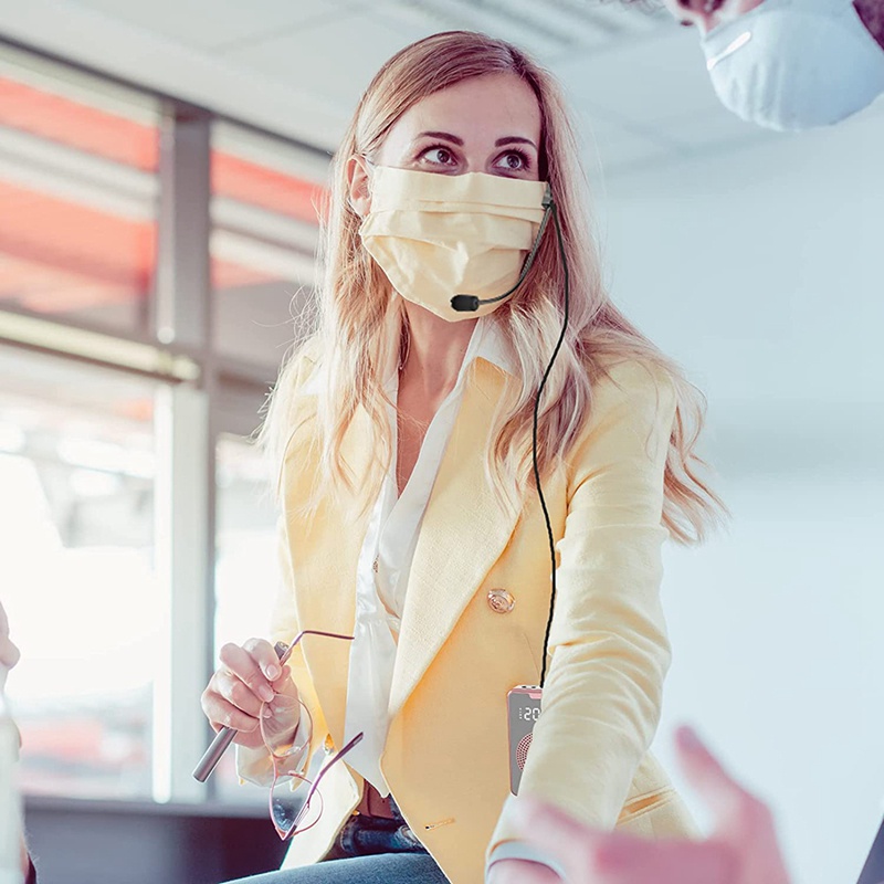 Bộ Loa Khuếch Đại Giọng Nói Di Động Kèm Micro Dùng Cho Giáo Viên/ Hướng Dẫn Sử Dụng