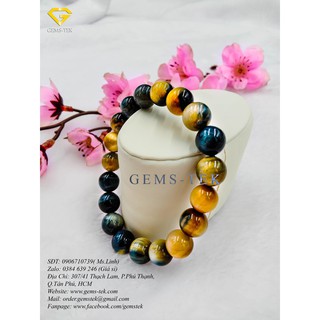 Vòng đá mắt hổ 12li