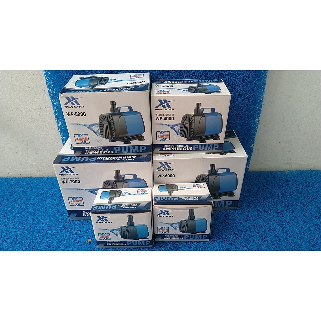 Máy bơm nước Xinxiu, 1200-1600L/hr dùng cho hồ cá.