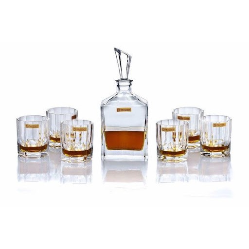 Bộ Bình Và Cốc Uống Rượu Whisky Nachtmann Aspen