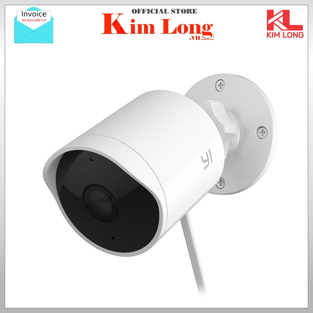 Camera giám sát Yi Outdoor H30 1080P - Kèm thẻ nhớ - Chống nước- Digiworld Phân phối