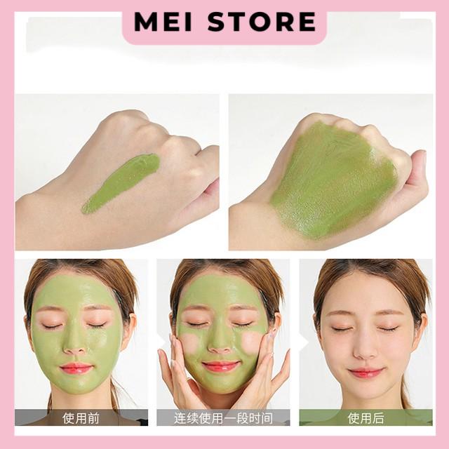 Mặt Nạ Bùn Trà Xanh Mud Mask Green Tea Fenyi Làm Sạch Mụn Đầu Đen Kiềm Dầu Làm Sáng Da 100g