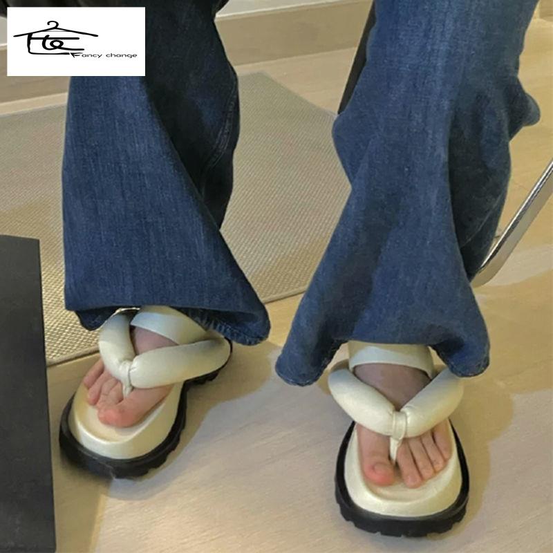 Dép Xỏ Ngón Đế Dày Thời Trang Dành Cho Nữ