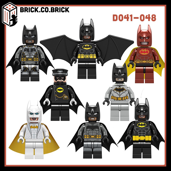 Lego Batman Đồ Chơi Lắp Ráp Siêu Anh Hùng DC Marvels Người Dơi Xếp Hình Non Lego Cho Bé D041-D048