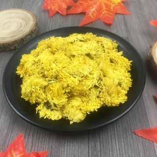 Trà hoa cúc vàng nở táo đỏ khô loại 1 O.ZAT Food táo trái 200g cúc vàng nở  50g -100g giúp ngủ ngon