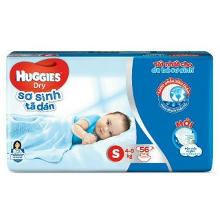 Bỉm Dán Huggies Mẫu mới size S56 (4-8kg)