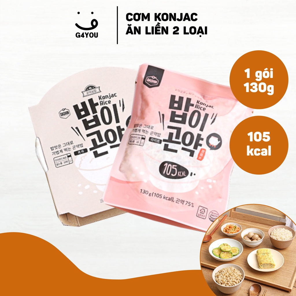 Cơm Konjac Ăn Liền 2 Loại Eatclean Dakshin 160G