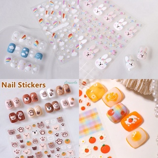 Miếng stick dán móng Hàn siêu cute dành cho Nail