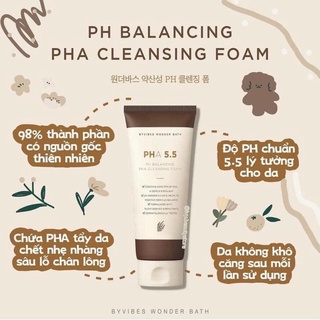 sữa rửa mặt PHA 5.5 làm sạch dịu nhẹ