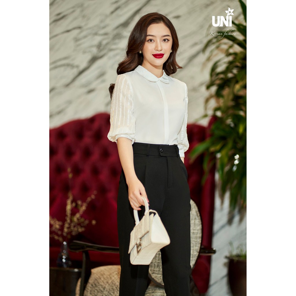 Quần Tây Nữ UNIVTH Công Sở Dáng Ống Đứng Basic 9Q0102 Uni Korean Fashion