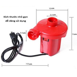 Bơm Điện Mini 2 Chiều Hút Thổi Tiện Lợi ❤️LOẠI 1❤️ Bơm Phao Bơi, Bơm Ghế Hơi, Bơm Bể Phao, Bơm Hút Chân Không