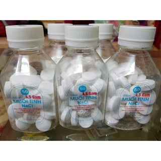 Viên Muối Tinh NaCl 0,9% 50 viên