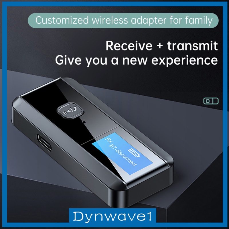 Bộ Chuyển Đổi Âm Thanh Bluetooth 5.0 Dynwave1 Với Màn Hình Lcd Cho Tv / Pc / Tai Nghe