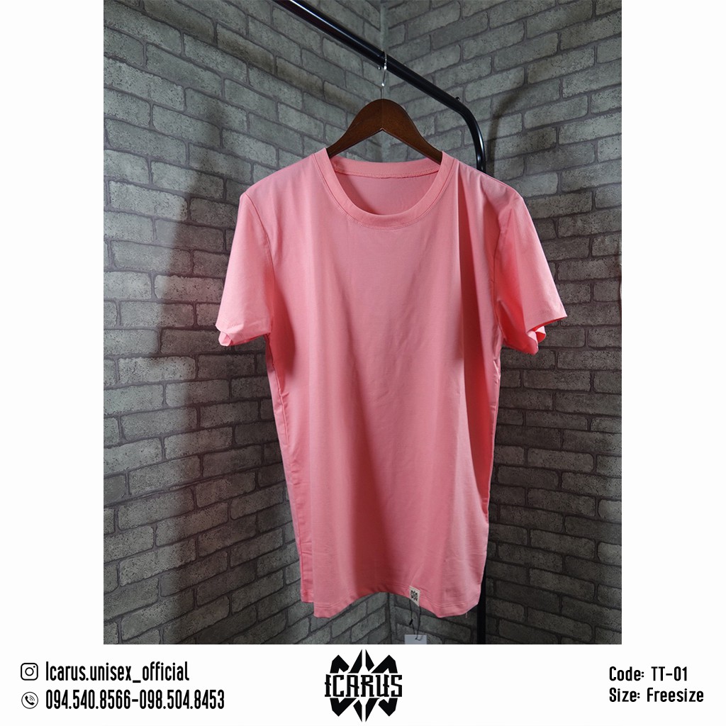 Áo Thun Icarus Unisex Form Rộng Phông Trơn Nhiều Màu | BigBuy360 - bigbuy360.vn