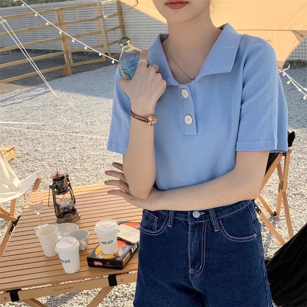 Áo polo Tay Ngắn Màu Sắc Đơn Giản Dễ Phối Đồ COZOK