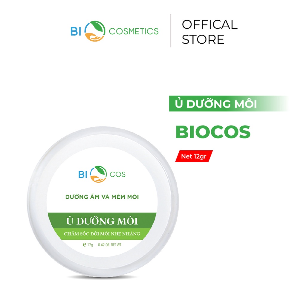 Son Dưỡng Môi BIOCOS 12g - Dưỡng Ẩm, Mờ Thâm, Tạo Nền Make Up