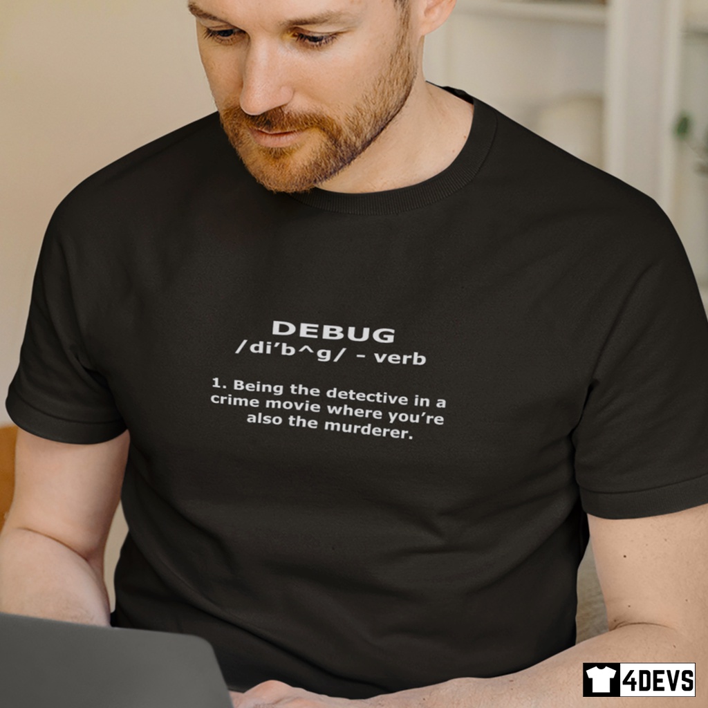 Áo thun nam Lập trình viên - Debug Re-Definition