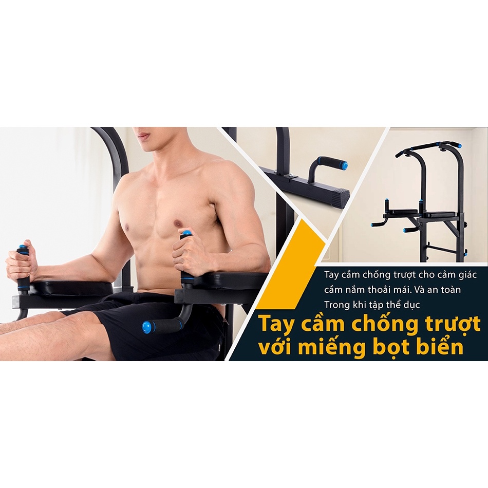 professionall.gym19Xà đơn,xà kép đa năng thiết bị tập tổng hợp tay vai bụng cao cấp Đặc Biệt có ghế tập bụng