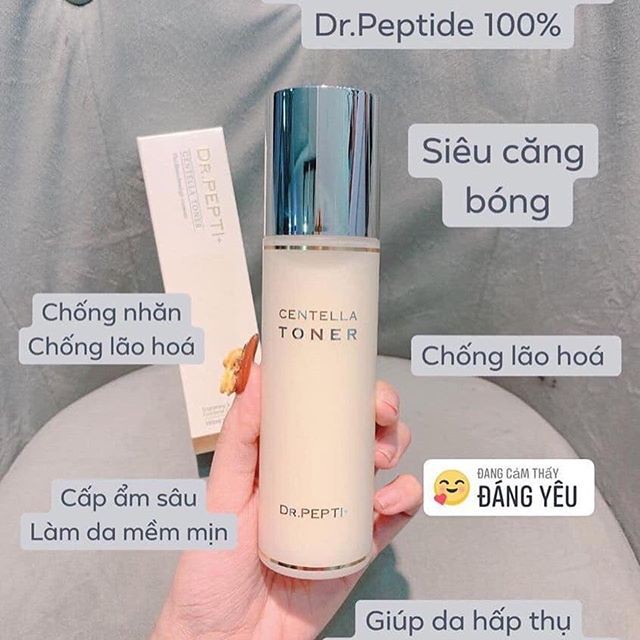 Nước thần siêu săng bóng Centella Toner - Dr.Pepti Hàn Quốc 180ml, dưỡng da căng bóng mịn màng - xoan_xoan_th | BigBuy360 - bigbuy360.vn