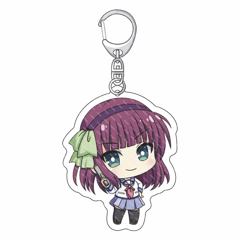 Móc khóa in hình nhân vật anime Charlotte Nao Tomori You Otosaka dễ thương bằng acrylic hai mặt