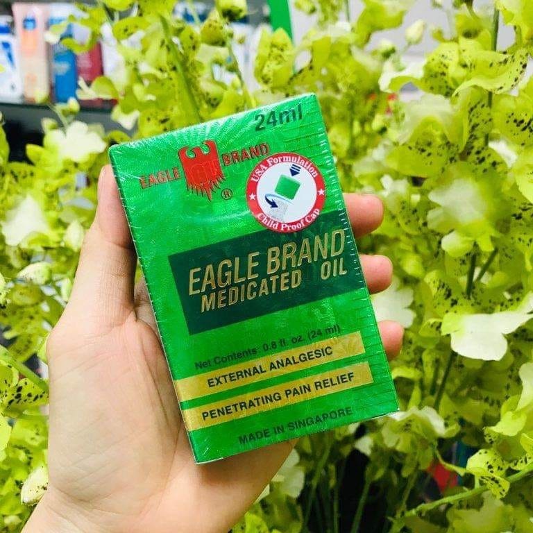 Dầu Gió Nước Xanh 2 Nắp Eagle Brand 24ml