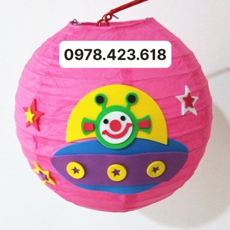 Đèn lồng Trung Thu lắp ráp cho bé tự làm sticker dán (Mẫu Mới)