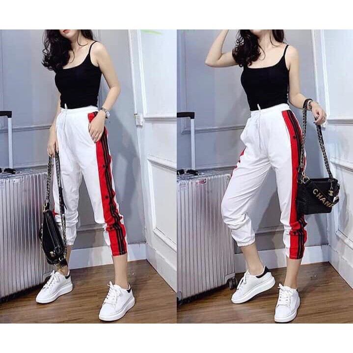 QUẦN NỈ THỂ THAO NỮ SẮC MẦU CỰC CHẤT ống xuông k bo gấu