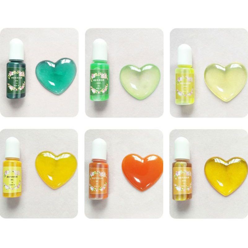 Set 20 Lọ Màu Nhựa Resin Làm Đồ Trang Sức