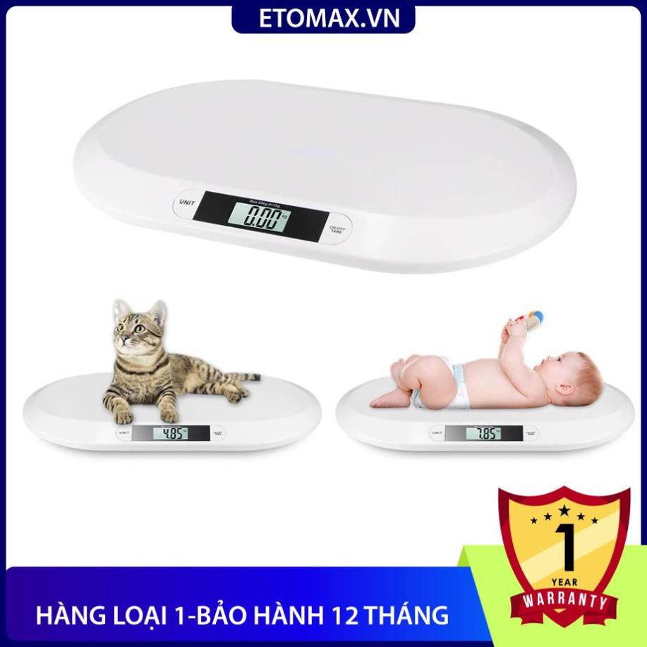 [Hàng cao cấp-Freeship] Cân trẻ em điện tử Baby Scale DL-13D 20kg/10g