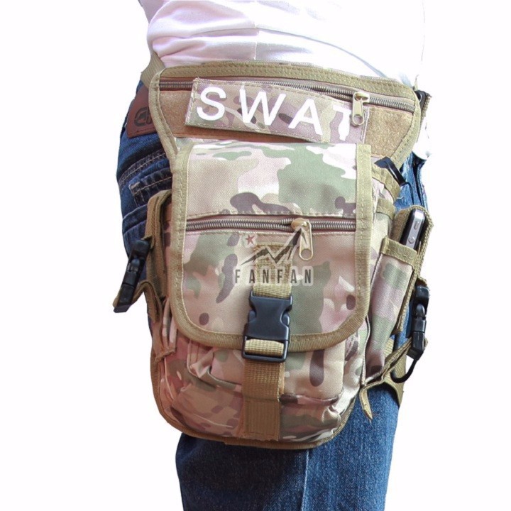 Túi đeo đùi Swat chiến thuật dành cho dân phượt, dã ngoại