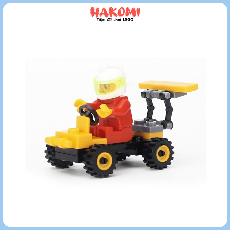 Đồ chơi lego xe tăng, máy bay, máy xúc, ô tô cho bé trai từ 4 tuổi giúp bé thông minh