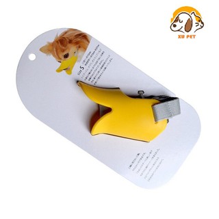 Rọ Mõm Mỏ Vịt Silicon Cho Chó Đi Dạo
