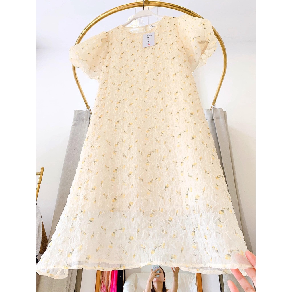 VÁY XUÔNG HOA LAYER