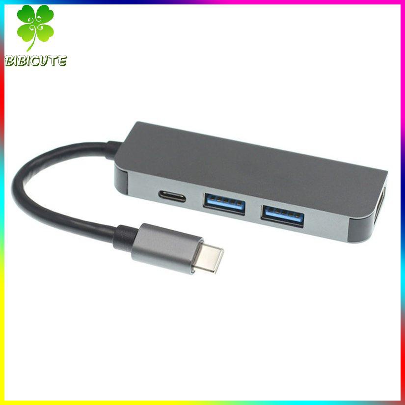 Trạm Sạc 4 Trong 1 Type-C Sang Usb3.0X2 + Pd + Hdmi