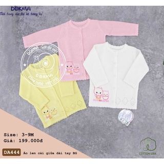 Áo len Dokma bé gái 3-9m đủ màu