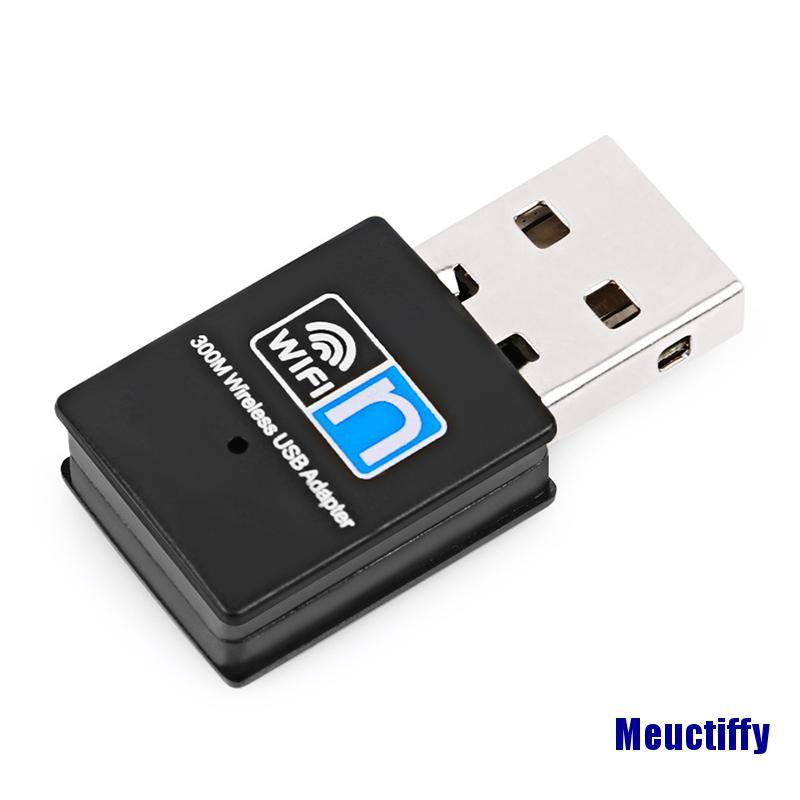 Usb Wifi Mini 300mbps Cho Laptop Windows 10 / 8 / 7 Ffy