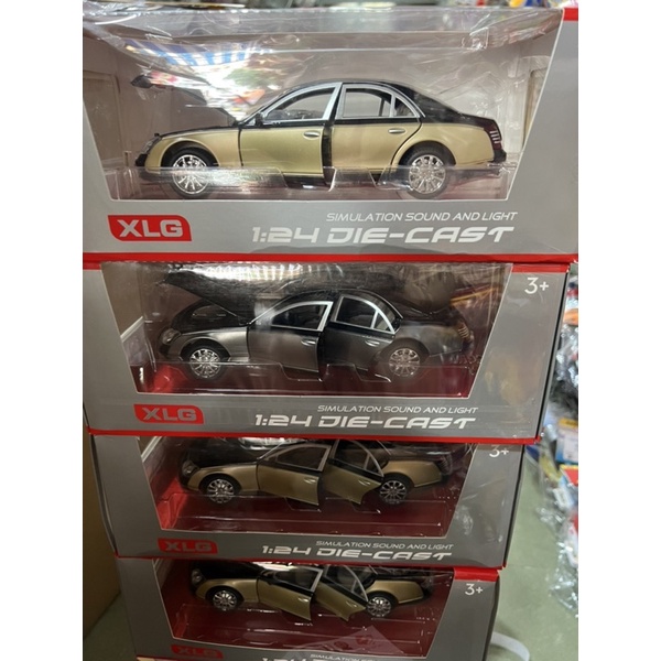 Xe mô hình ô tô Toyota bằng sắt đóng mở cửa