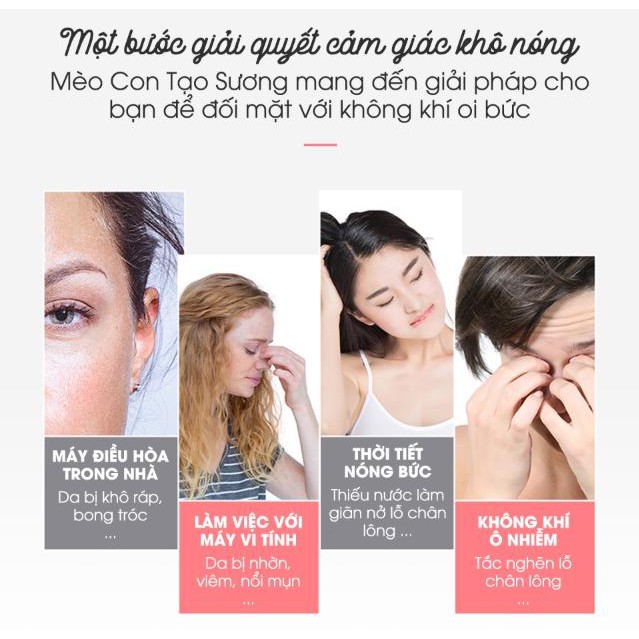 Mèo con tạo sương HUMIDIFIER - Home and Garden