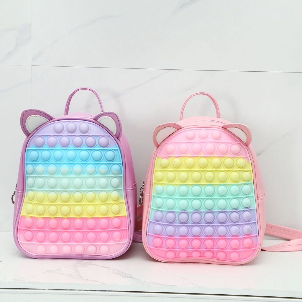 Ba Lô Đồ Chơi Fidget Spinner Cỡ LớN GiúP GiảM Stress Cho Bé GáI